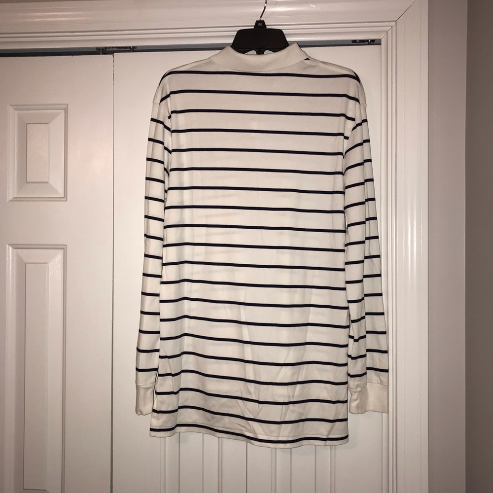 Never Worn Striped Three Button Polo - image 3